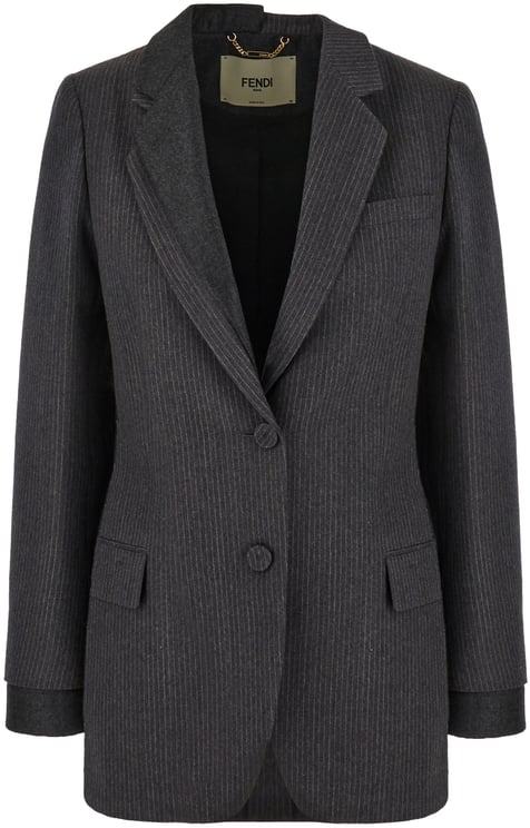Fendi Fendi Embroidered wool blazer