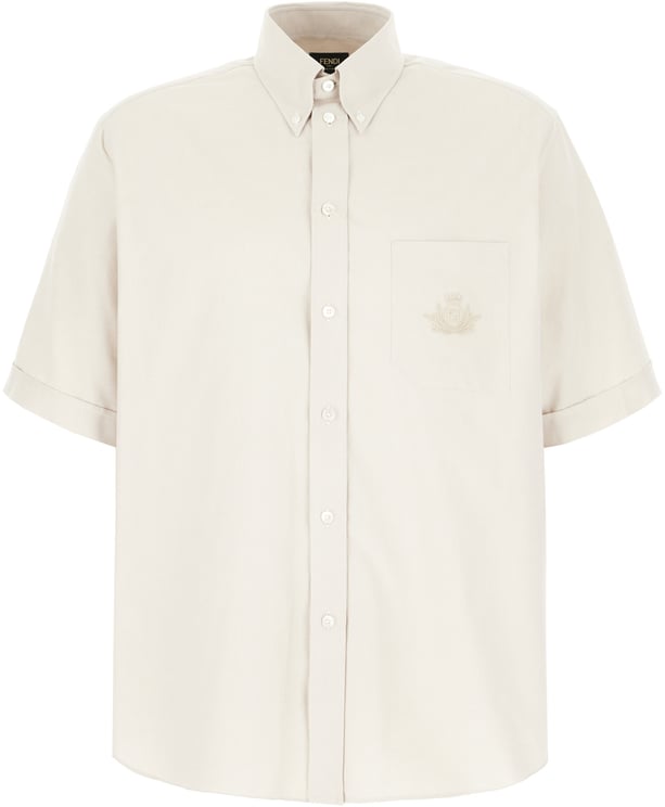 Fendi Fendi Pastel pink cotton shirt