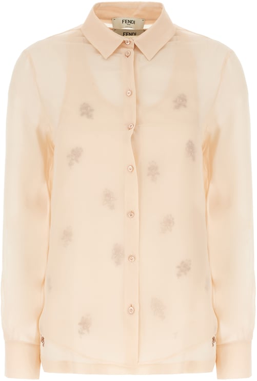 Fendi Fendi Peach silk blouse