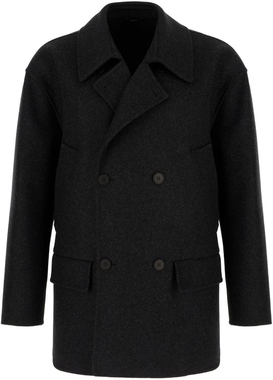 Fendi Fendi Charcoal wool coat