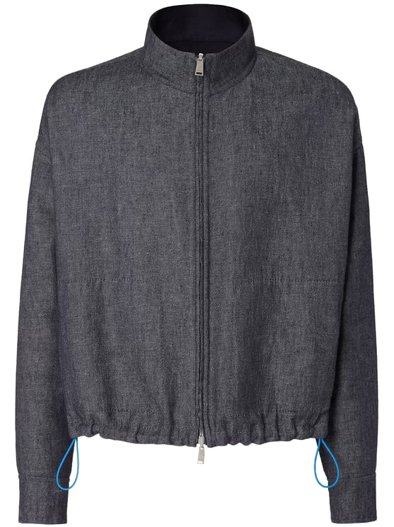 Fendi Rev Denim Double Reversible Blouson Jacket