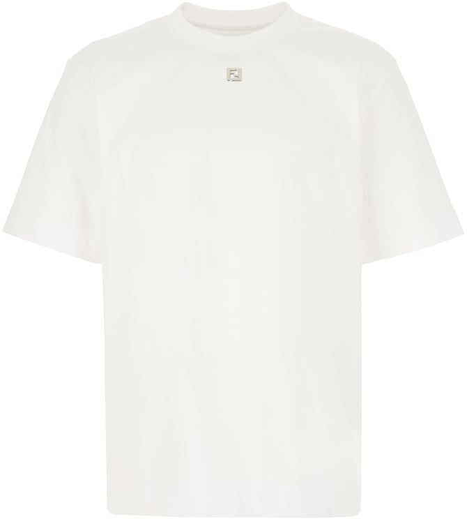 Fendi Fendi White cotton oversize t-shirt