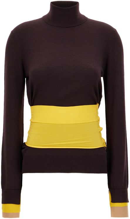 Fendi Fendi Aubergine wool blend sweater