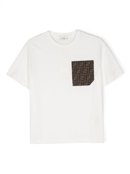 Fendi T-Shirts And Polos White