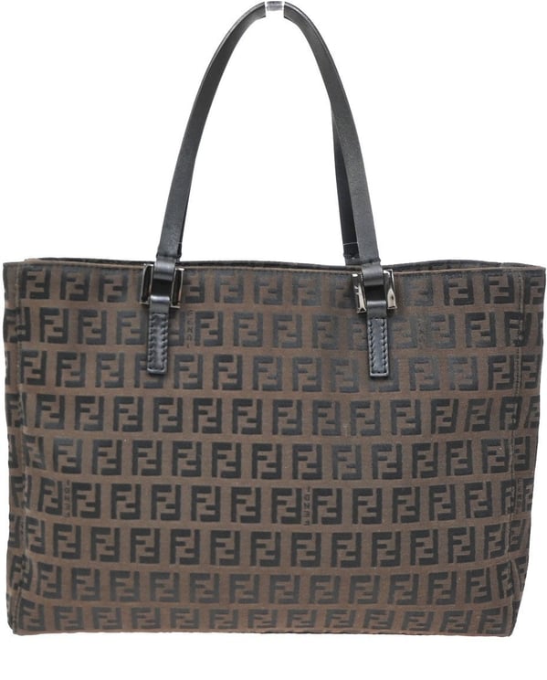 Fendi Fendi Vintage Shopping Tote Zucchino Canvas Small
