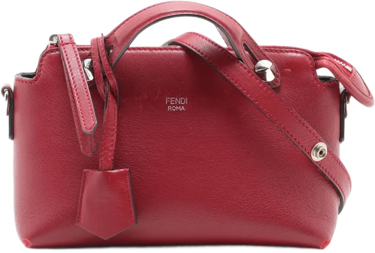 Fendi Fendi By The Way Satchel Joshua Vides Printed Leather Small