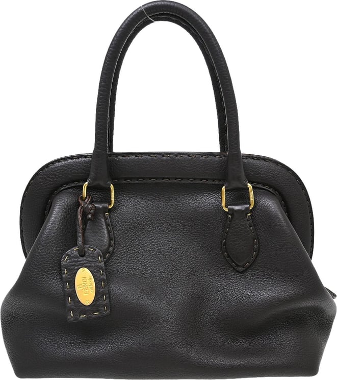 Fendi Fendi Selleria Frame Doctor Bag Leather Small