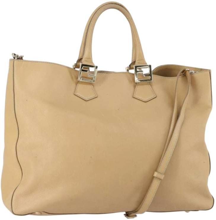 Fendi Fendi Twins Tote Leather Large