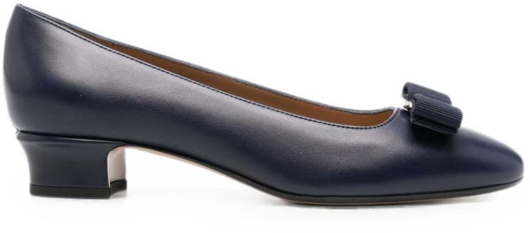 Ferragamo With Heel Navy
