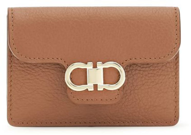 Ferragamo Ferragamo Brown Calf Leather Bos Taurus Wallet