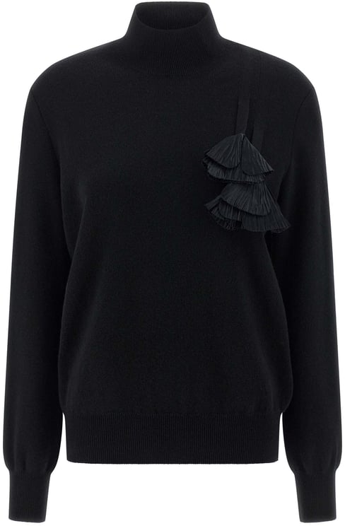 Ferragamo Ferragamo Black Virgin Wool Cardigan