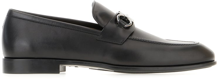 Ferragamo Ferragamo Black leather Foster loafers