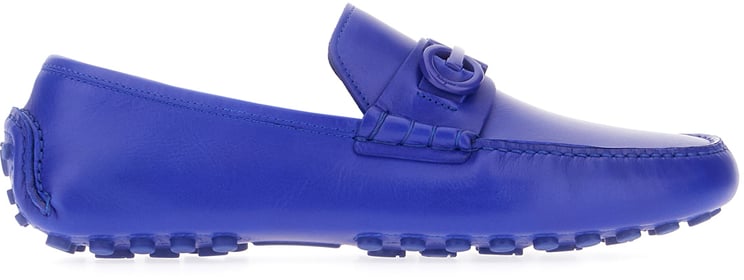 Ferragamo Ferragamo Electric blue leather Grazioso loafers
