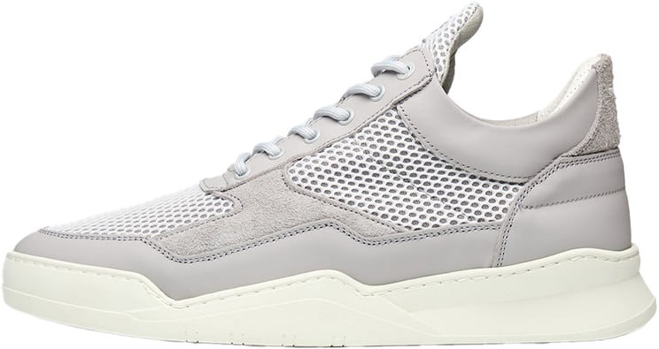 Filling Pieces Low Top Ghost Mesh Grey / White