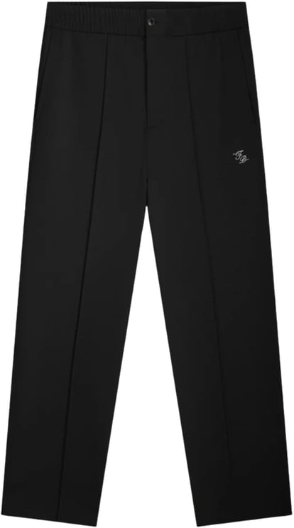 Filling Pieces Filling Pieces 422550500247 Pantalons Zwart Coach Pants Twill Wool