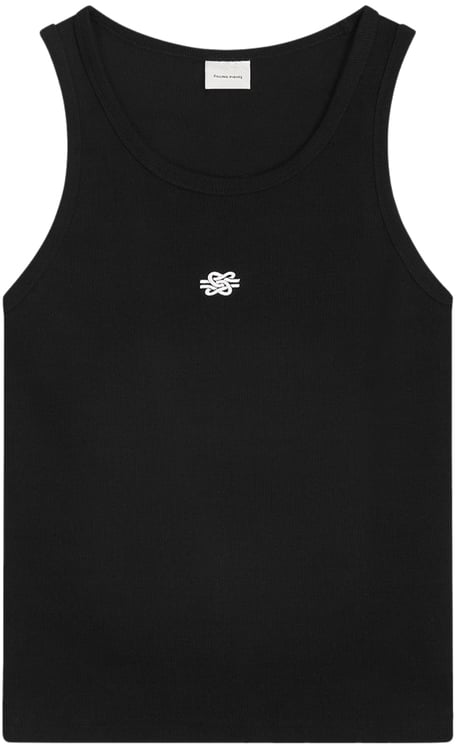 Filling Pieces Tank Top Knot Black / White