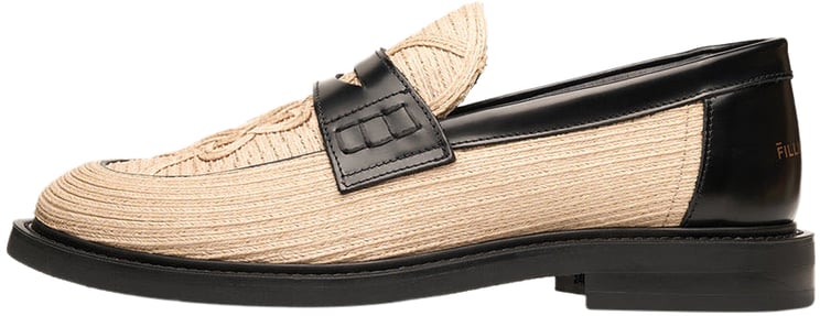 Filling Pieces Loafer Solid Raffia Natural