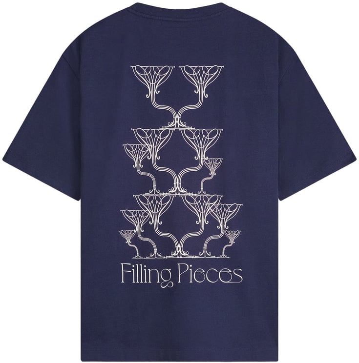 Filling Pieces T-shirt Champagne Maritime Blue