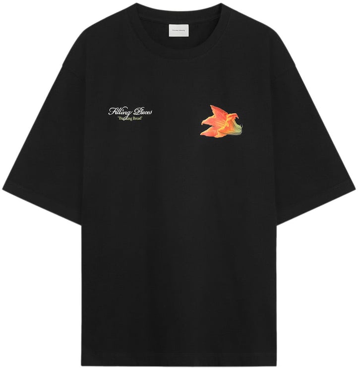 Filling Pieces T-shirt Boxy Zucchini Black