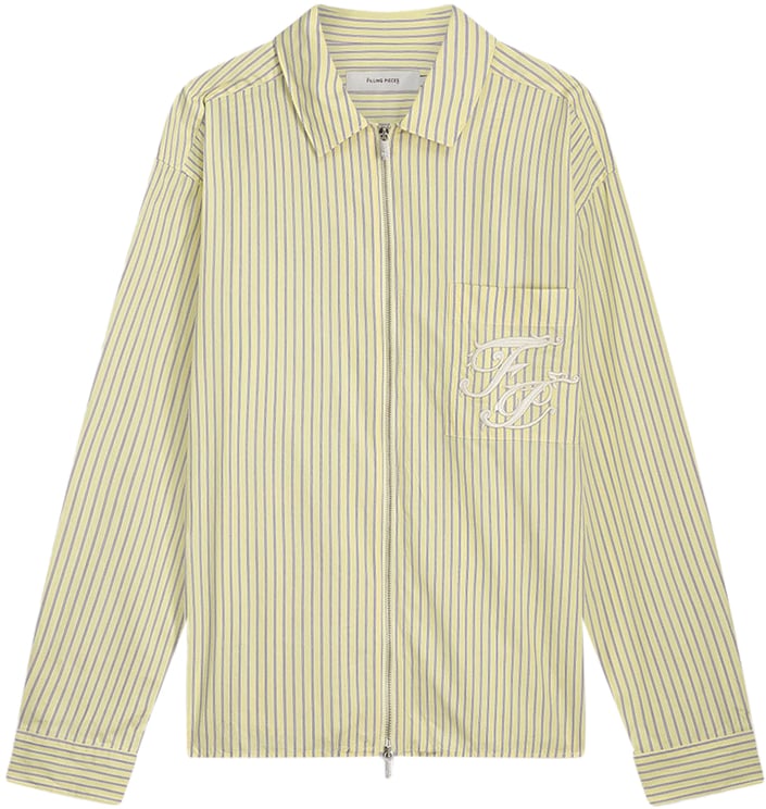 Filling Pieces Zip Shirt Sauterne