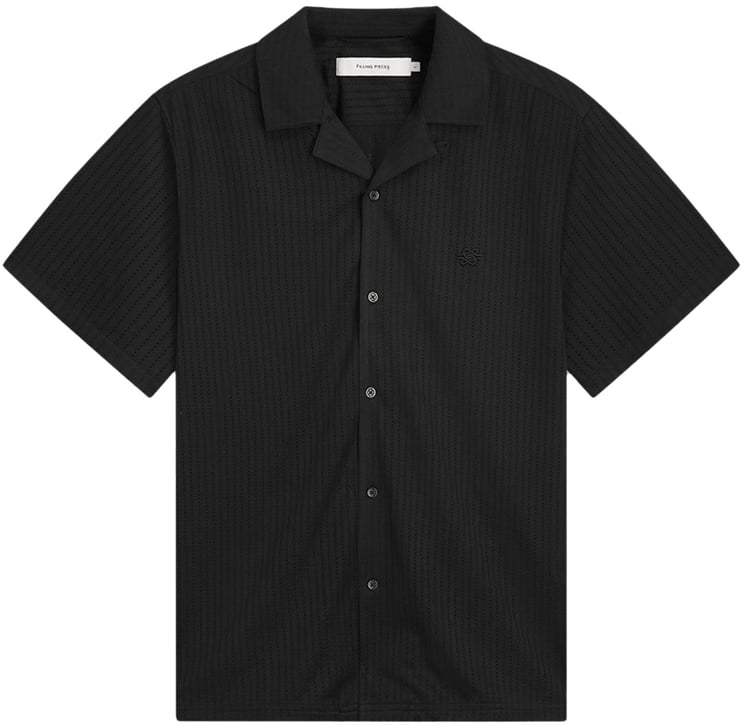 Filling Pieces Resort Shirt Mesh Black