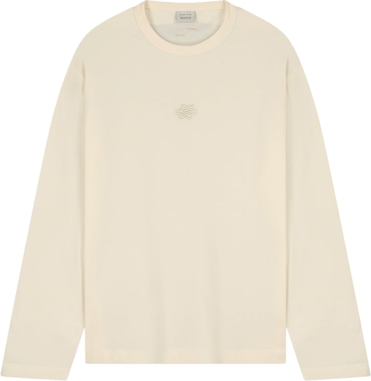 Filling Pieces Longsleeve Boxy Embroidered Antique White