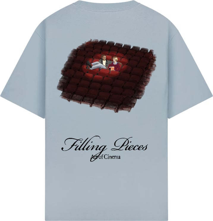 Filling Pieces T-Shirt Cinema Celestial Blue