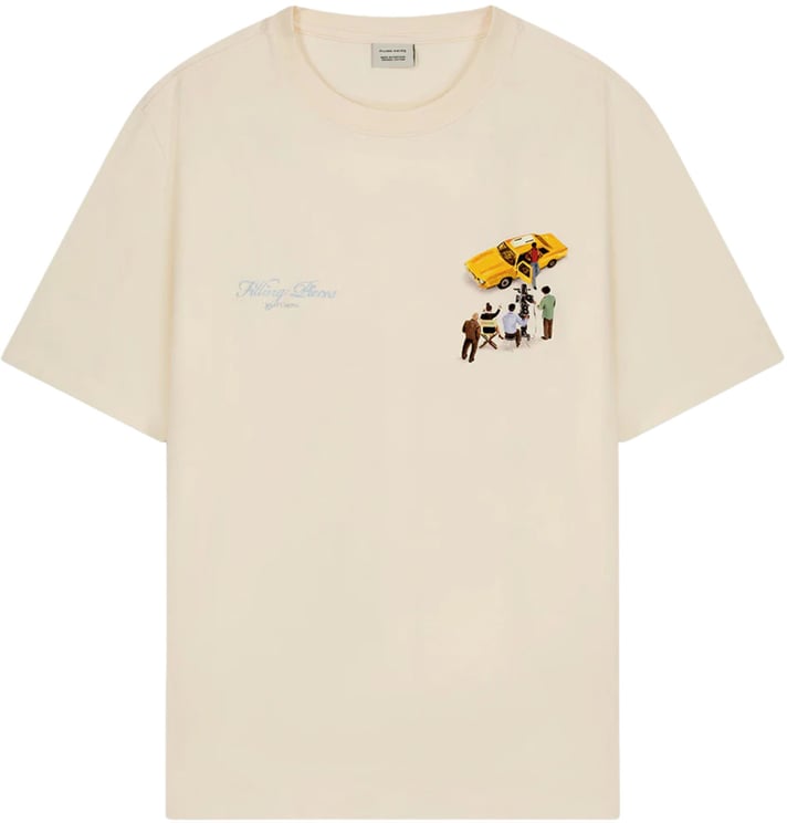 Filling Pieces Filling Pieces 422620500360 T-shirts Ecru T-shirt Film Set