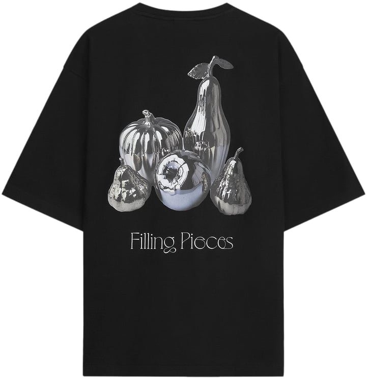 Filling Pieces T-shirt Boxy Chrome Fruit Black