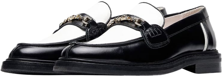 Filling Pieces Loafer Polido White / Black