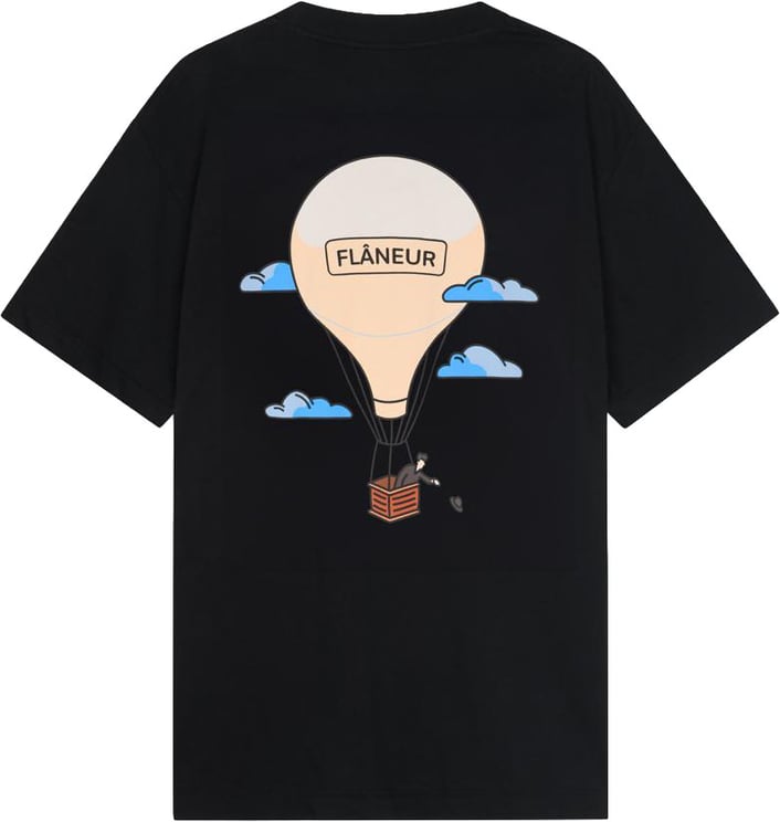 FLÂNEUR Aéronautique T-Shirt | Black