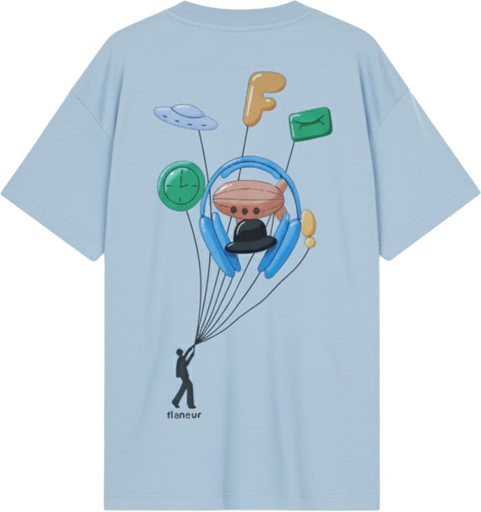 FLÂNEUR Inflatables T-Shirt | Light Blue