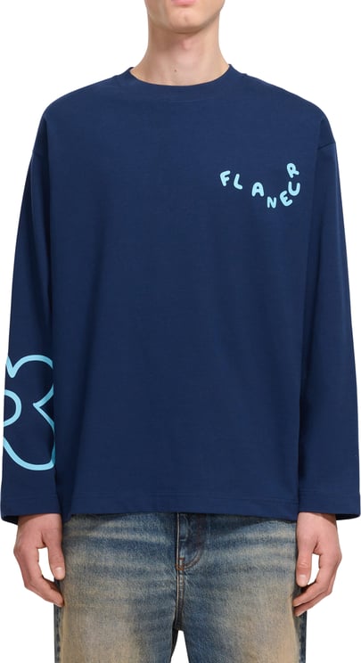 FLÂNEUR Blossom Long Sleeve | Navy