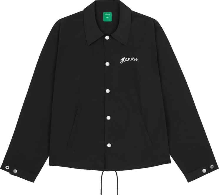 FLÂNEUR Signature Coach Jacket | Black