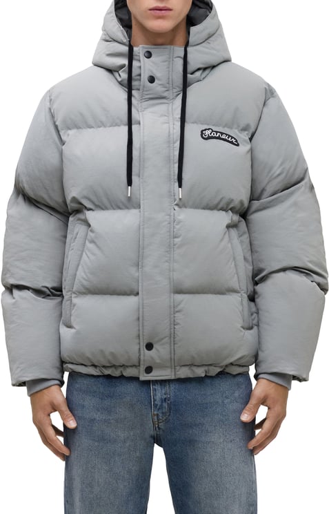 FLÂNEUR Signature Puffer Jacket | Grey