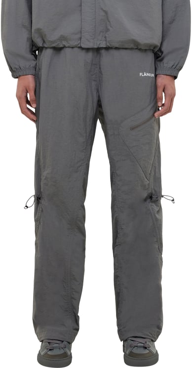 FLÂNEUR Turtle Nylon Trousers | Grey