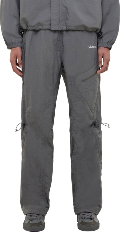 FLÂNEUR Turtle Nylon Trousers | Grey
