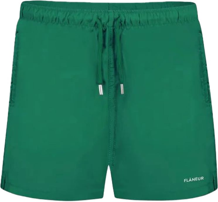 FLÂNEUR Logo Swim Shorts | Green