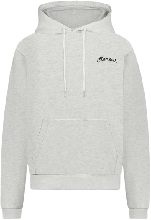 FLÂNEUR Signature Hoodie | Heather Cool Grey