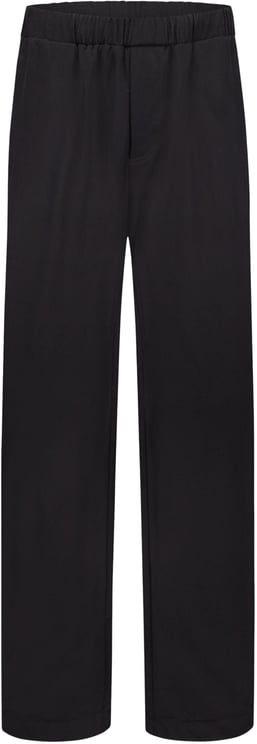 FLÂNEUR Badge Formal Tech Pants | Black