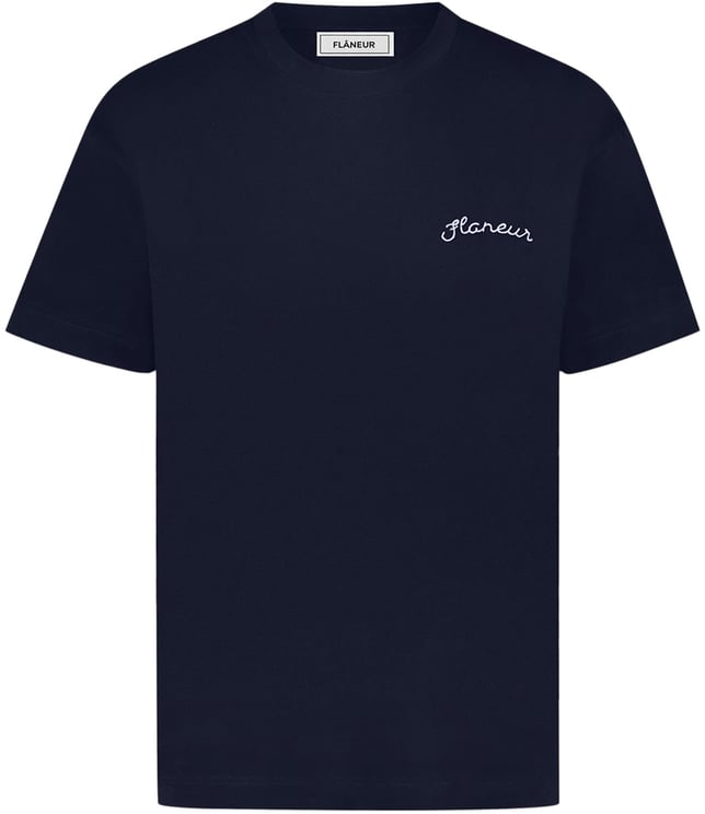 FLÂNEUR Signature T-Shirt | Navy