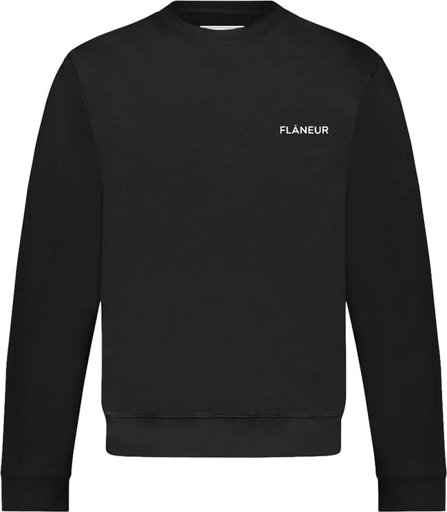 FLÂNEUR Logo Sweater | Black