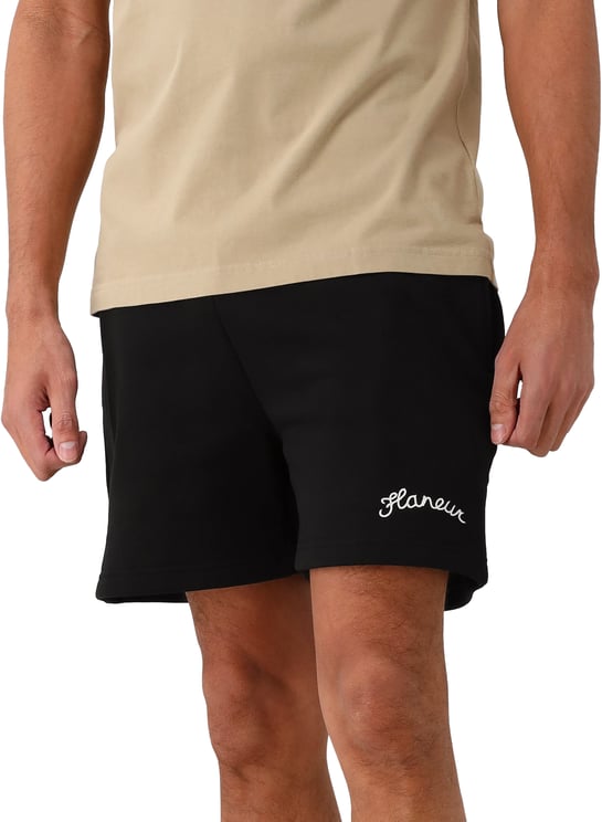 FLÂNEUR Flâneur Korte Broek Zwart Signature