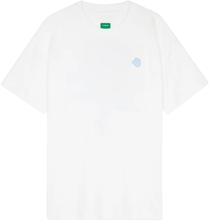 FLÂNEUR Rubber Blossom T-shirt WIT