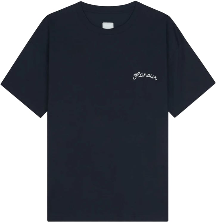 FLÂNEUR Signature T-shirt NAVY
