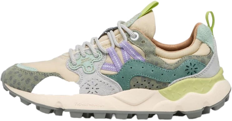 Flower Mountain Dames Yamano 3 Sneaker Groen