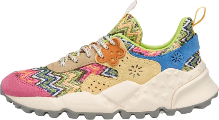 Flower Mountain Sneakers Fuchsia-Azure-Yellow