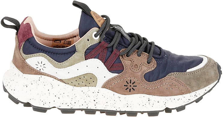 Flower Mountain Flat Shoes C Marrone Blu