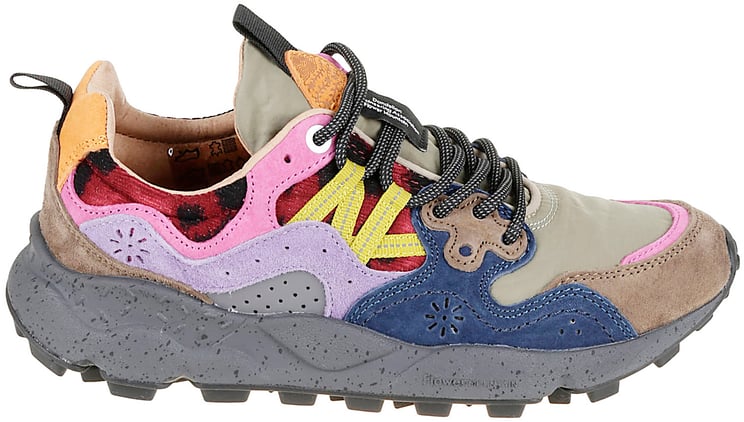 Flower Mountain Flat Shoes B Militare Blu Glicine