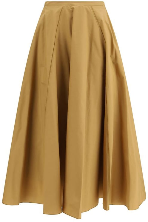 Forte Forte Forte_Forte Beige Cotton Long Skirt